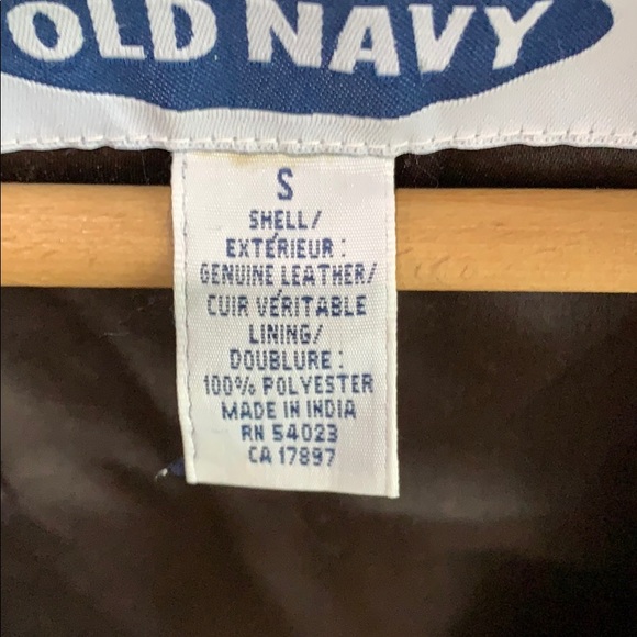 Old Navy suede leather coat - Picture 2 of 4